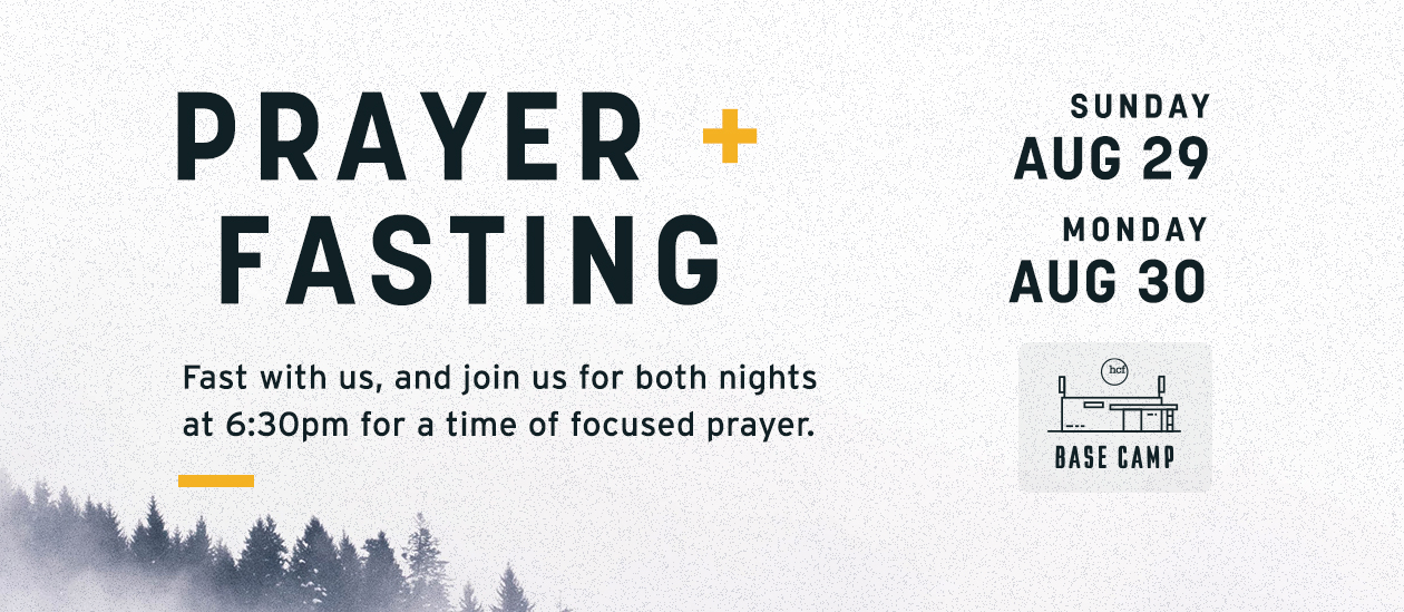 Prayer & Fasting - August 2021